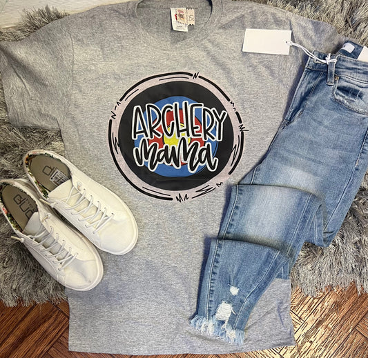 Grey Archery Mama T-Shirt