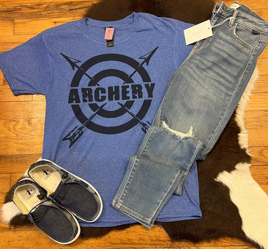 Dark Blue Target Archery T-Shirt